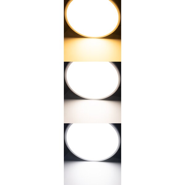 LED Deckenleuchte 40cm flach CCT – Deckenlampe 32W 3000–6000K Santano