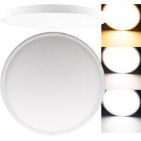 LED Deckenleuchte 40cm flach CCT – Deckenlampe 32W 3000–6000K Santano