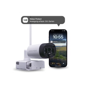 Überwachungskamera Akku WLAN 2K – Outdoor...