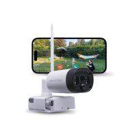 Überwachungskamera Akku WLAN 2K – Outdoor Kamera mit App, KI & 180 Tage Akku