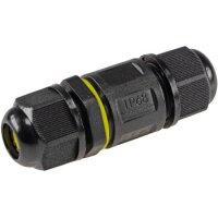 Kabelverbinder 3-polig, IP68, 230V Schraubanschluss, für Kabel Ø 6-11mm