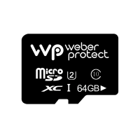 Micro SD Karte 64GB &ndash; Speicherkarte f&uuml;r &Uuml;berwachungskamera &amp; Video T&uuml;rklingel