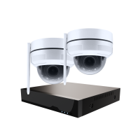 Überwachungssystem Set mit NVR Recorder 2TB – 2 Kameras PoE Komplettsystem ohne Abo Iris