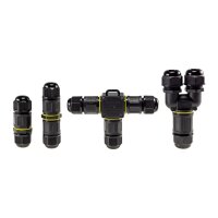 Kabelverbinder T-Form, IP68, 230V Klemmanschluss, für Kabel Ø 6-11mm