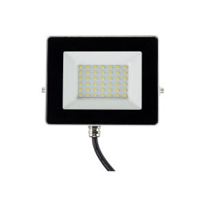LED Fluter 30W Weiß 2503lm – Außenstrahler IP65 4000K SlimLine