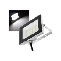 LED Fluter 30W Weiß 2503lm – Außenstrahler IP65 4000K SlimLine