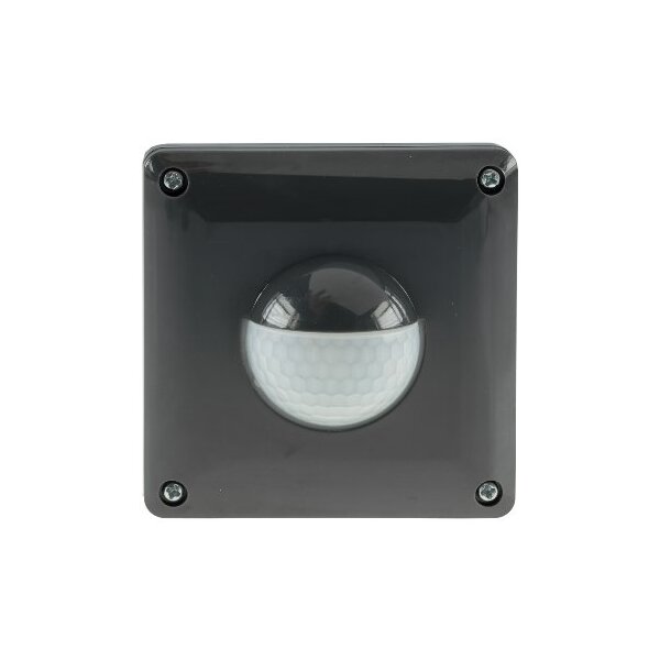 Unterputz PIR Bewegungsmelder 190° IP65 2 & 3 - Draht Technik, anthrazit