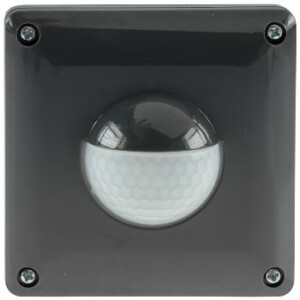Unterputz PIR Bewegungsmelder 190° IP65 2 & 3 - Draht Technik, anthrazit