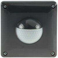 Unterputz PIR Bewegungsmelder 190° IP65 2 & 3 - Draht Technik, anthrazit