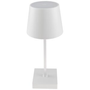 LED Akku Tischleuchte Weiß – dimmbar USB-C...