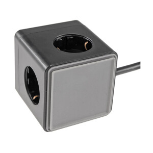 Steckdosenwürfel 3-fach mit USB-A & USB-C...
