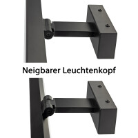 LED Spiegelleuchte Banho 780S Schwarz Matt 78cm IP44