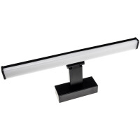 LED Spiegelleuchte Banho 400S Schwarz Matt 40cm IP44