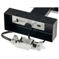 LED Spiegelleuchte Banho 400S Schwarz Matt 40cm IP44