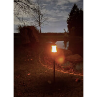 Solar LED-Fackel CT-BELO 64 IP65 mit Flammeneffekt