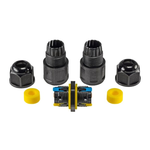 Kabelverbinder 3-polig, IP68, 230V Klemmanschluss, für Kabel Ø 6-11mm