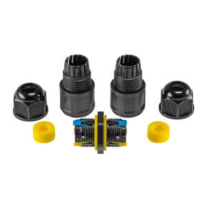 Kabelverbinder 3-polig, IP68, 230V Klemmanschluss, für Kabel Ø 6-11mm