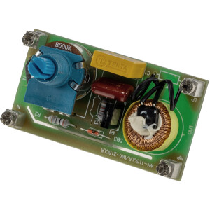 LED Schnurdimmer Schwarz 3-150W 230V mit Drehregler