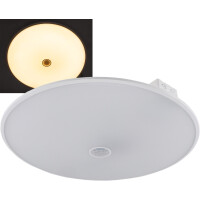 LED Deckenleuchte GRACIOSA 26cm 15W mit PIR Bewegungsmelder