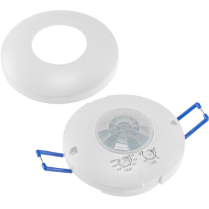 Decken-Einbau Bewegungsmelder 360° PIR LED 8m IP20