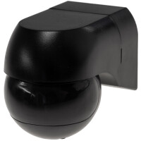 Aufputz Bewegungsmelder CBM-SL Black 180° IP44 LED 1-800W