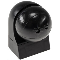 Aufputz Bewegungsmelder CBM-SL Black 180° IP44 LED 1-800W