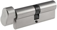 Schließzylinder mit Knauf Türschloss Zylinderschloss Profilzylinder inkl. 5 Sicherheits-Schlüsseln (1, 40+40mm I 80mm)