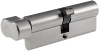 Schließzylinder mit Knauf Türschloss Zylinderschloss Profilzylinder inkl. 5 Sicherheits-Schlüsseln (1, 40+40mm I 80mm)