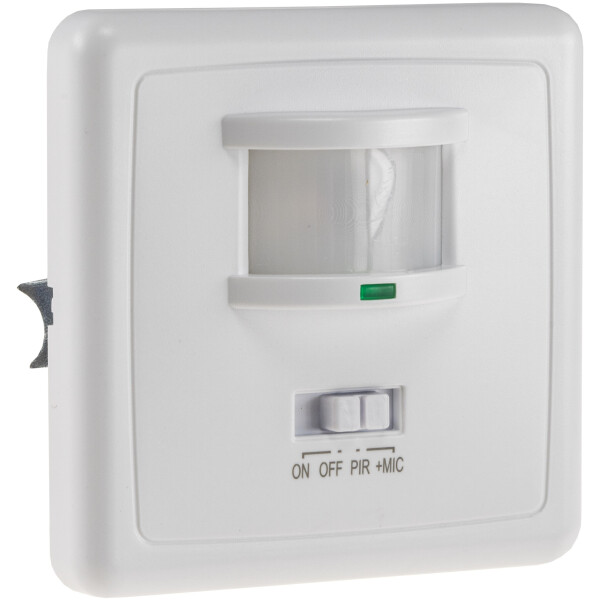 Bewegungsmelder CT-AB160 Unterputz 160° IR & Akustik Sensor Weiß