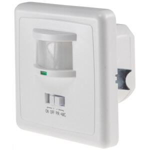 Bewegungsmelder CT-AB160 Unterputz 160° IR & Akustik Sensor Weiß