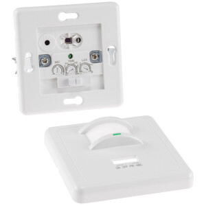 Bewegungsmelder CT-AB160 Unterputz 160° IR & Akustik Sensor Weiß