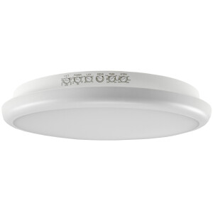 LED Deckenleuchte SALAO CCT IP66 Ø30 cm mit HF Bewegungsmelder