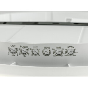 LED Deckenleuchte SALAO CCT IP66 Ø30 cm mit HF Bewegungsmelder