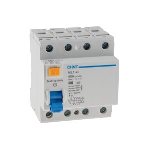 FI Fehlerstrom-Schutzschalter 30mA 40A, 4-polig für...