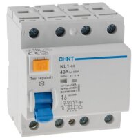 FI Fehlerstrom-Schutzschalter 30mA 40A, 4-polig für DIN Trägerschiene