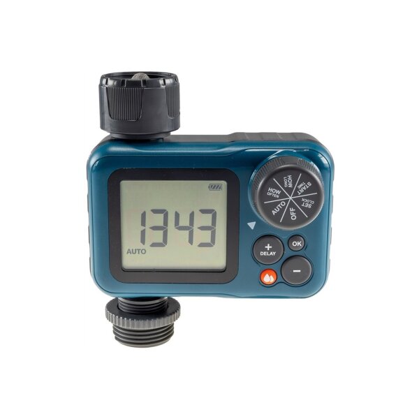 Digitaler Bewässerungscomputer – Automatisch mit Timer, IP54, 1"+3/4"