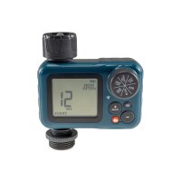 Digitaler Bewässerungscomputer – Automatisch mit Timer, IP54, 1"+3/4"