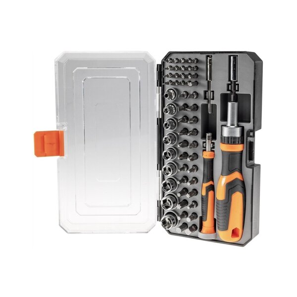 Elektronik-Schraubendreher Bit-Set 57-teilig, Ratschen-Schraubendreher