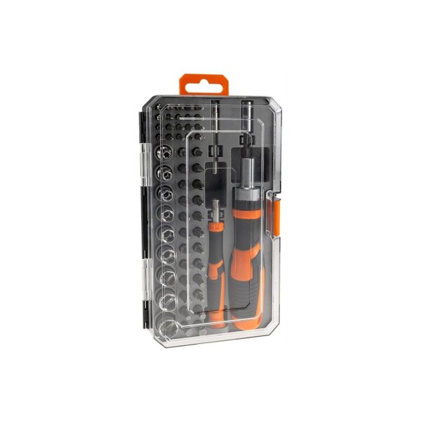 Elektronik-Schraubendreher Bit-Set 57-teilig, Ratschen-Schraubendreher
