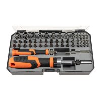 Elektronik-Schraubendreher Bit-Set 57-teilig, Ratschen-Schraubendreher