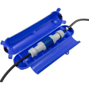 Kabelschutzbox für Aussen IP44 XL LxØ 365x90mm, Blau
