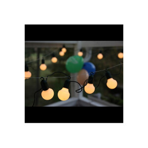 Lichterkette Hooky – 20 LEDs, warmweiß, IP44, 5,7?m, Außenbereich