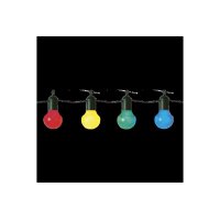 Lichterkette Hooky – 20 bunte LEDs, IP44, für Außenbereich & Partys