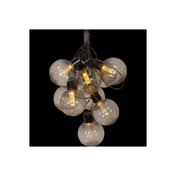 Lichterkette „Archy“ – 10 LED-Leuchten, warmweiß, IP44, 3,6?m für außen