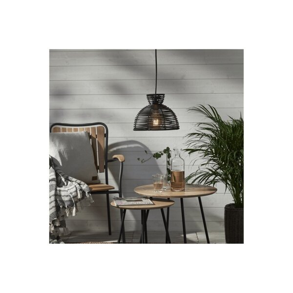 LAMPENSCHIRM RUNDE 26cm schwarz