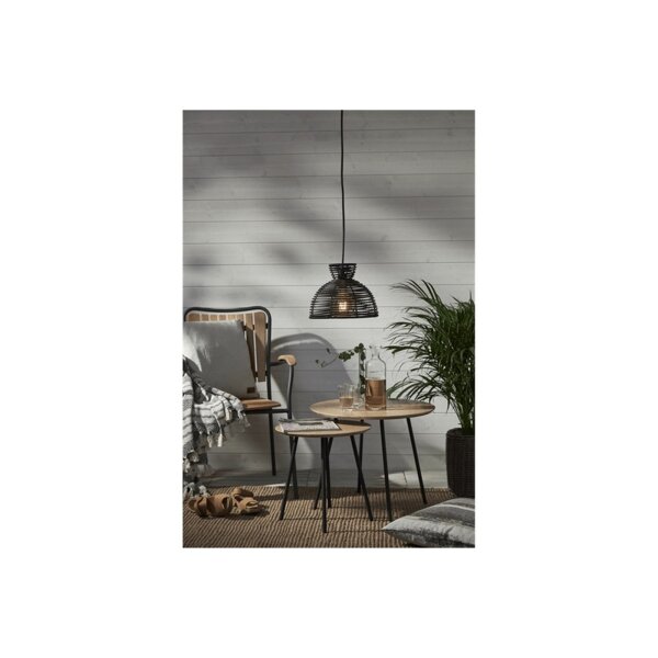 LAMPENSCHIRM RUNDE 26cm schwarz