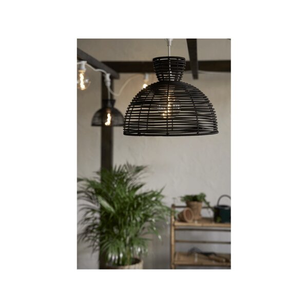 LAMPENSCHIRM RUNDE 37,5cm schwarz