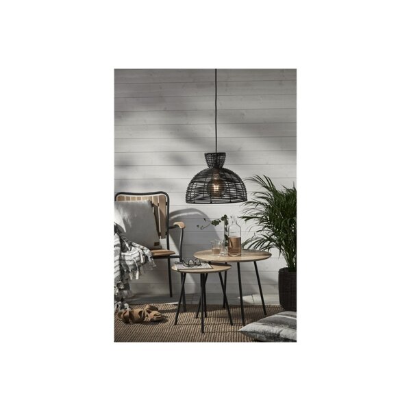 LAMPENSCHIRM RUNDE 47cm schwarz