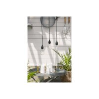 Lampenaufhängung E27 UTE 2,5 m – Schwarz, IP44, Außenbereich