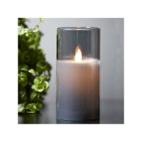 LED Stumpenkerze "M-Twinkle" 15cm